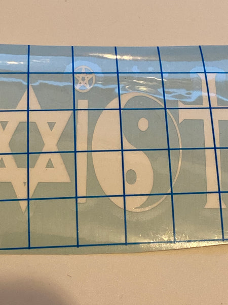 Coexist Window Decal Vinyl Sticker