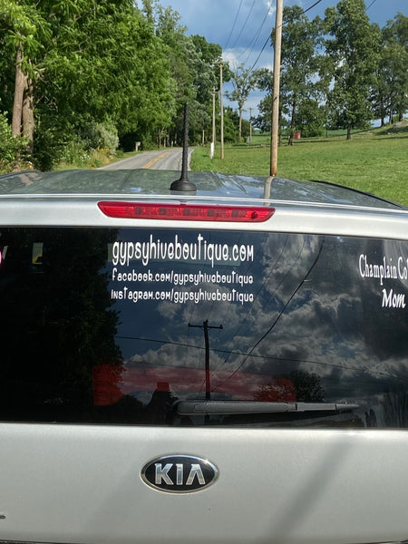 Business Car Window Decal