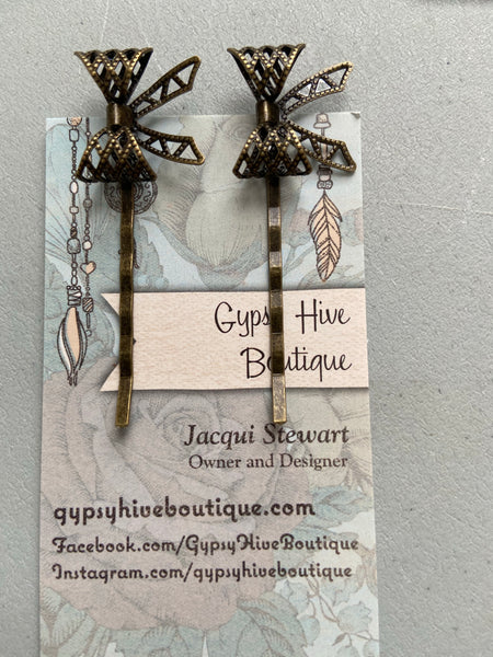 Antique Bronze Hair Pins