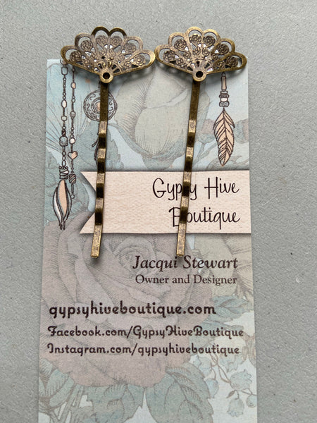 Antique Bronze Hair Pins