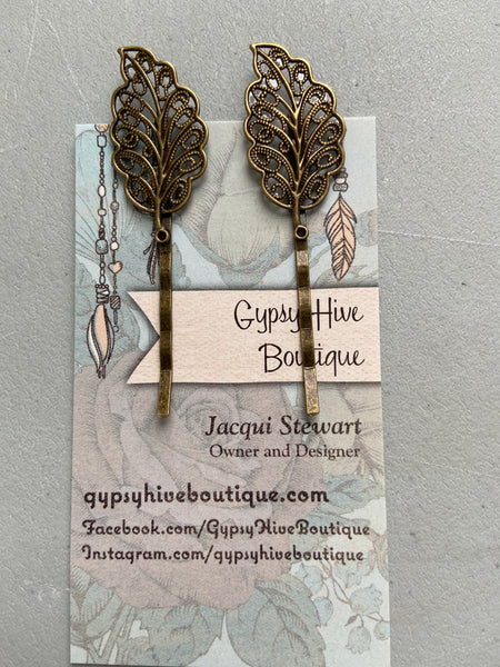 Antique Bronze Hair Pins