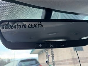 Rearview Mirror Affirmation Decal