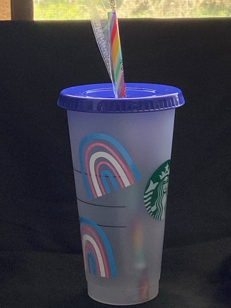 Starbucks Cold Cup - Transgender Pride