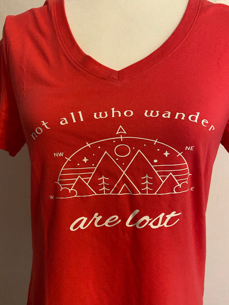 Not All Who Wander Are Lost Woman’s Shirt