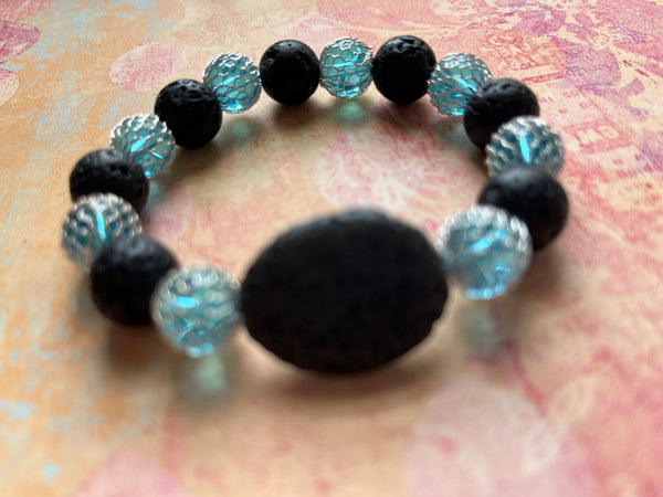 Lavestone Beaded Elastic Bracelet